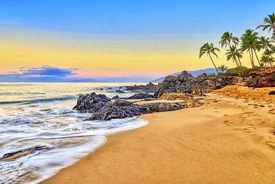 Charley Young Beach Sunrise in Maui, Hawaii